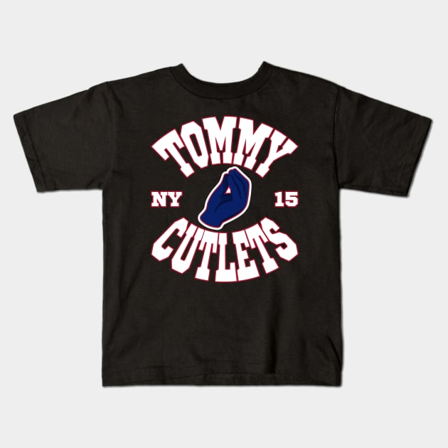 Tommy Cutlets 15 Italian Hand, New York Kids T-Shirt by Megadorim